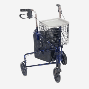 Deluxe 3 Wheel Aluminum Rollator, 7.5" Casters - Thumbnail Image 2