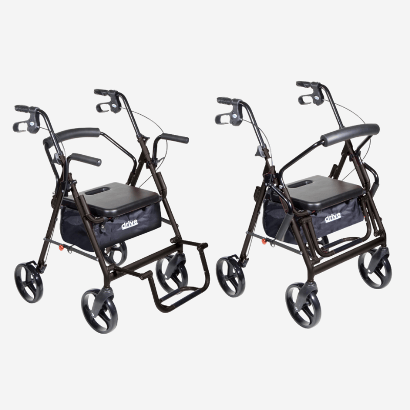 Duet Rollator/Transport Chair, 8" Casters - Image 6